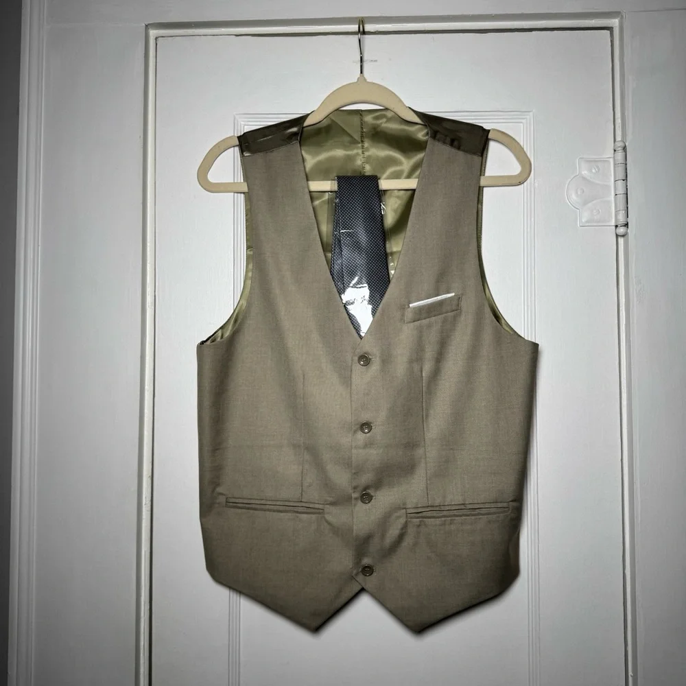 Men's Desert Sage Vest Set Size Small